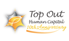 Top Out Human Capital 10周年記念ロゴ